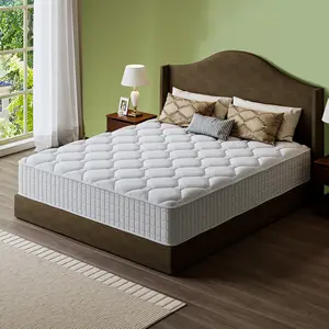 Full size options [8/10/12/14] inches, medium firmness spring foam mattress, boxed compressed design, cooling for sleep, relieves pressure, available in four sizes, unpack and use immediately