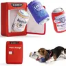 Nocciola 3-Pack Beer-Themed Fabric Puzzle Fridge Dog Toys, Squeaky Crinkle Hide-and-Seek Interactive Chew for 15-50 lbs Dogs, Durable Enrichment for Fetch & Any Occasion Playtime