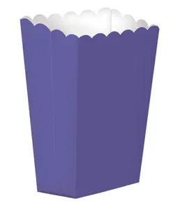 Purple Popcorn Box