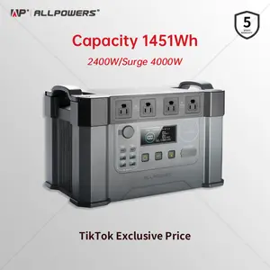 (Upgraded Version)ALLPOWERS S2000 Pro 1451Wh,Solar Generator,Fast Charging,Portable Power Station for Home Backup Power,Suitable for Outdoor,Camping,RV travel