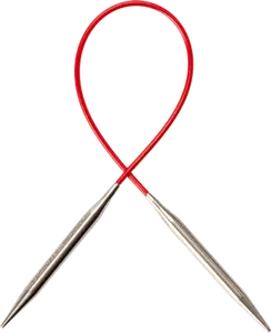 ChiaoGoo Stainless Steel Knit Red Circular Knitting Needles-9 inch