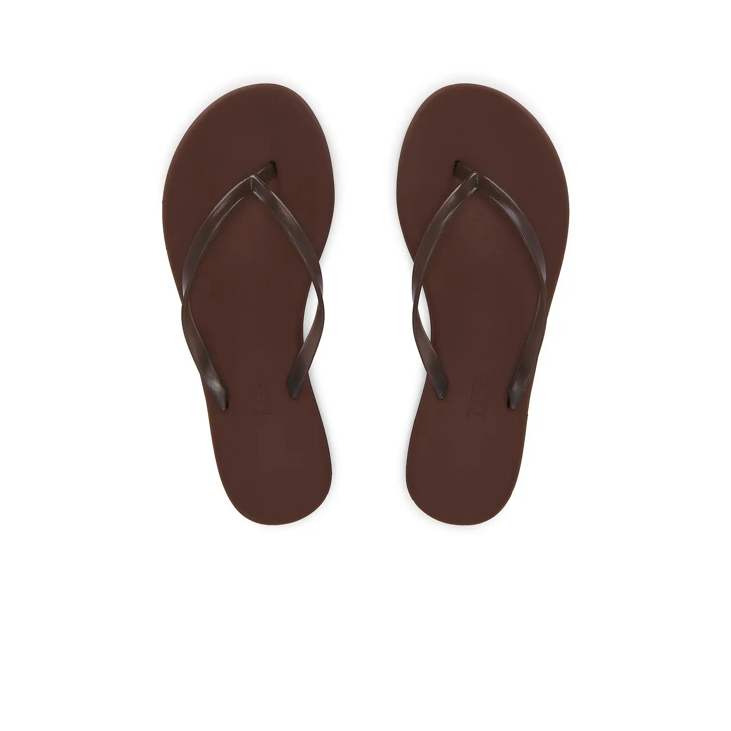 TKEES Aqua Flip Flops in Brun