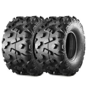MaxAuto All Terrain Tire Off Road Tires 16x8-7 to 27x11-14 Fit for Go-Kart Mini Bike ATV UTV Durable Rubber Construction 6-ply Rated Non-directional Tread for Mud Sand Snow & Rock