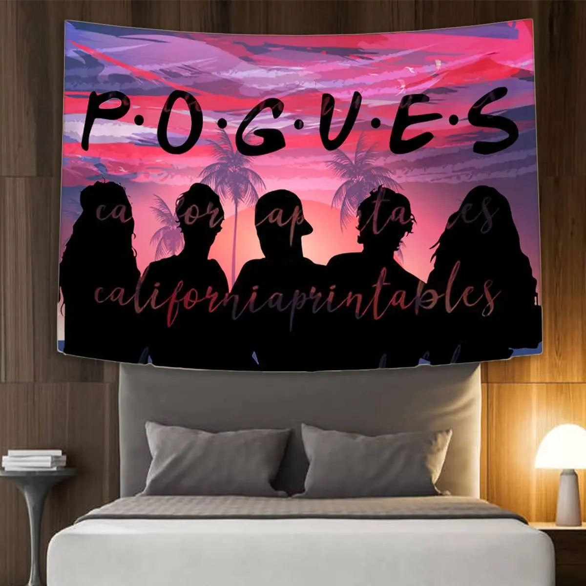 Retro Outer Banks Pogue Life Decorative Tapestry - 40×60 in Wrinkle Resistant Home Inspo Room Art, Living Room Wall Decor for Teen Bedrooms, Colorful Indoor Hanging Home Decor