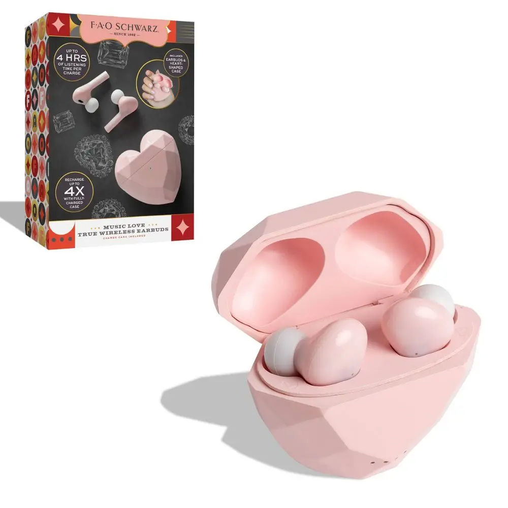 FAO Schwarz Music Love True Bluetooth Wireless Earbuds FAO Schwarz Music Love True Bluetooth Wireless Earbuds