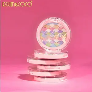 KEVIN&COCO MERMAID GLOW HIGHLIGHTER - Pink Packaging with Colorful Design Highlighter Product