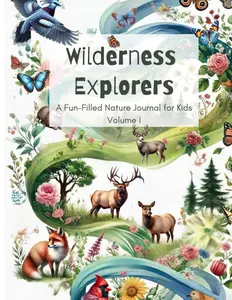 Wilderness Explorers: A Fun-Filled Nature Journal for Kids Volume I Black and White Print