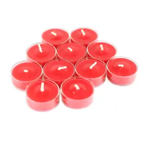 CVZ-12PCC-24 Cinnamon Cide Scented TeaLight Candles, Red - 288 Piece