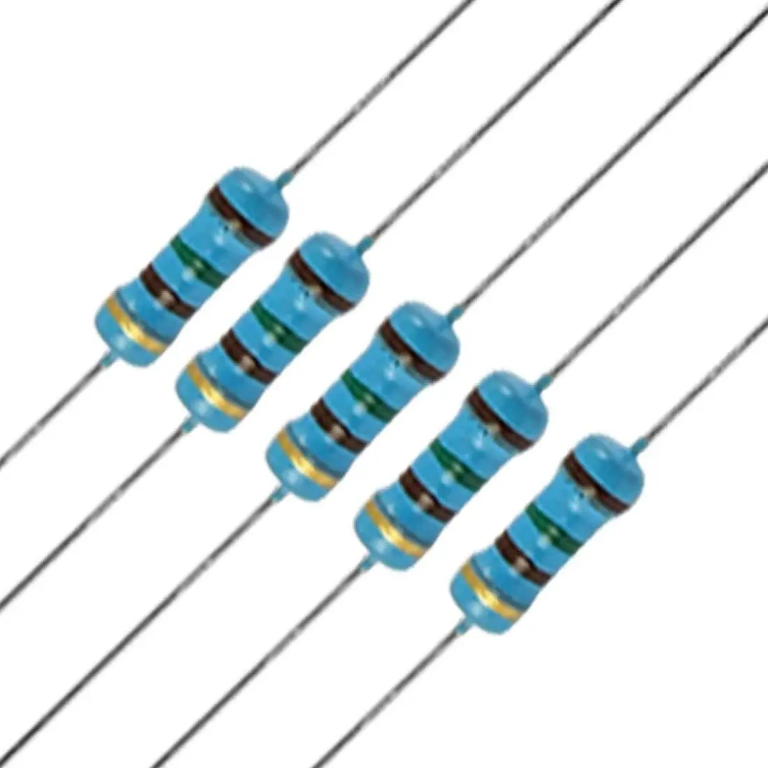 10RF01FT10K0 10k Ohm Metal Film Resistors, 1W, 1% (Pack of 10)