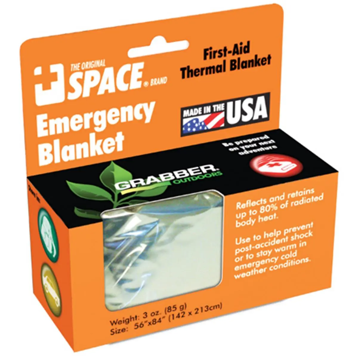 Space Survival Emergency Blanket - Silver, Camping Gear, Sports & Outdoor Hiking Safety Equipment, Survival Equipment, Unisex, Reflective, Flexible, Heat Reflection, Emergency Warmth, Pocket-Sized Pack, Windproof Layer, Compact Fold, Windproof Wrap, Outdo
