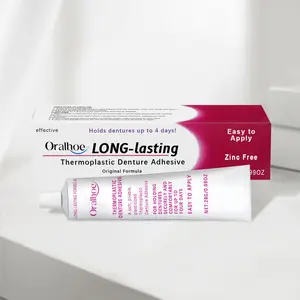 Dental Adhesive Balm for Dentures, Thermoplastic Denture Adhesive, Enhances Comfort, Non-Flammable, Notified Via Scpn/cpnp, Ideal for Fixed Dentures, Oral