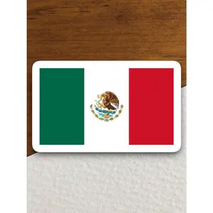 Mexico country flag sticker, international country sticker, international sticker, Mexico sticker