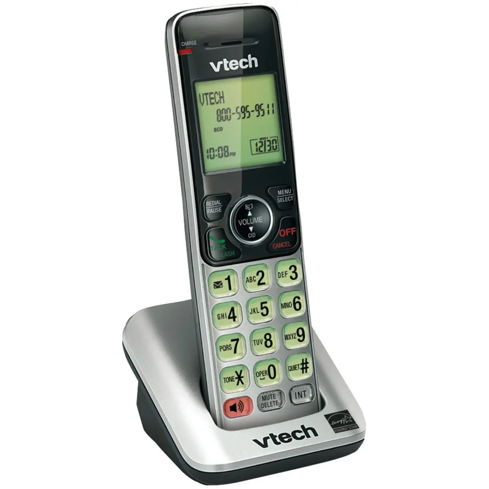 Cordless Phone Accessory Handset for VTech CS6619 CS6629 and CS6649 in Silver