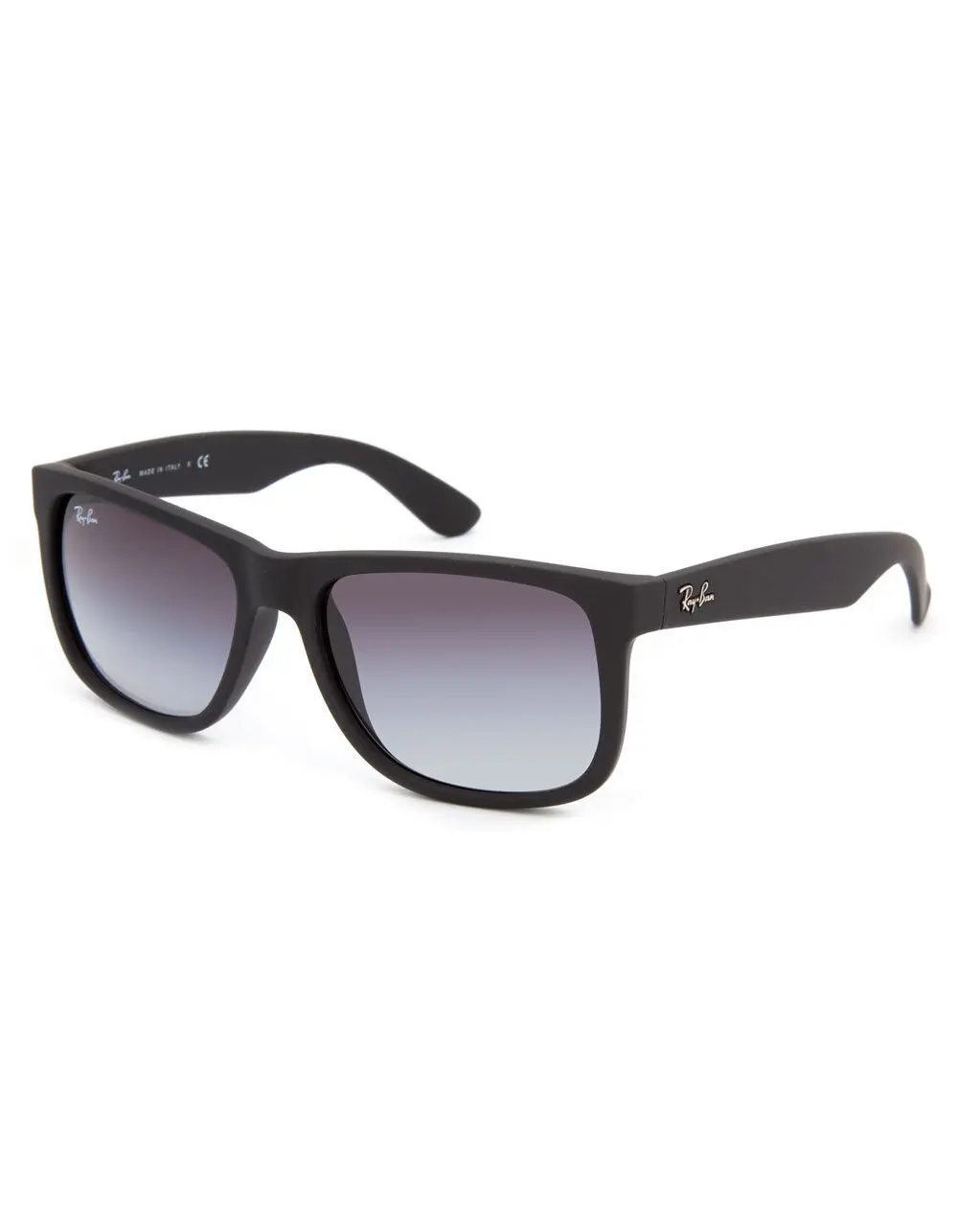 RAY-BAN Mens Justin Sunglasses, Black, ONESZ RAY-BAN Mens Justin Sunglasses, Black, ONESZ