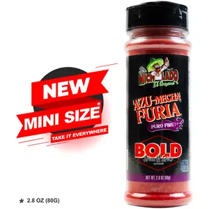 MINI Size Azu-Mecha Furia BOLD Snack Seasoning - Sr. Michelado - Bottle Snack Flavor powder