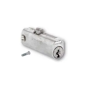 Hudson Lock 1-3/4" AH File Cabinet Security Lock, Stainless Steel Appearance Hardware, with Mounting Screw
