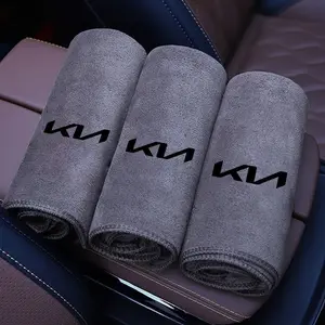 Car Suede Fleece Microfiber Wash Towel Water Sucking Car Cleaning Supplies Car Detailing Product For Kia Sportage Rio Picanto Morning Stonic Ceed Niro Sorento Ray Accessories