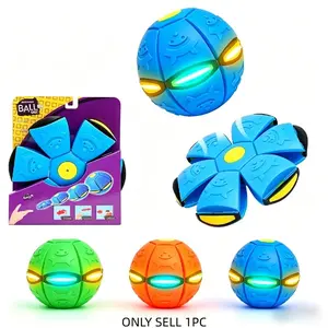 Magic Meta Ball with 6-Light Dual Form – Transforming Pop Up Bouncing Ball – Gift Pack – Interactive Bouncing Balls for Developmental Interaction