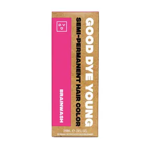 Brainwash Bubblegum Pink Semi-Permanent Hair Dye 5 OZ | Vegan & Cruelty-Free