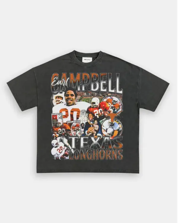 EARL CAMPBELL TEE, Retro Football Shirt ,Football Shirt Christmas Gift Unisex, Football 90s Vintage Fan Gift,football American Graphic Vintage, Gift For women And Man Unisex T-shirt