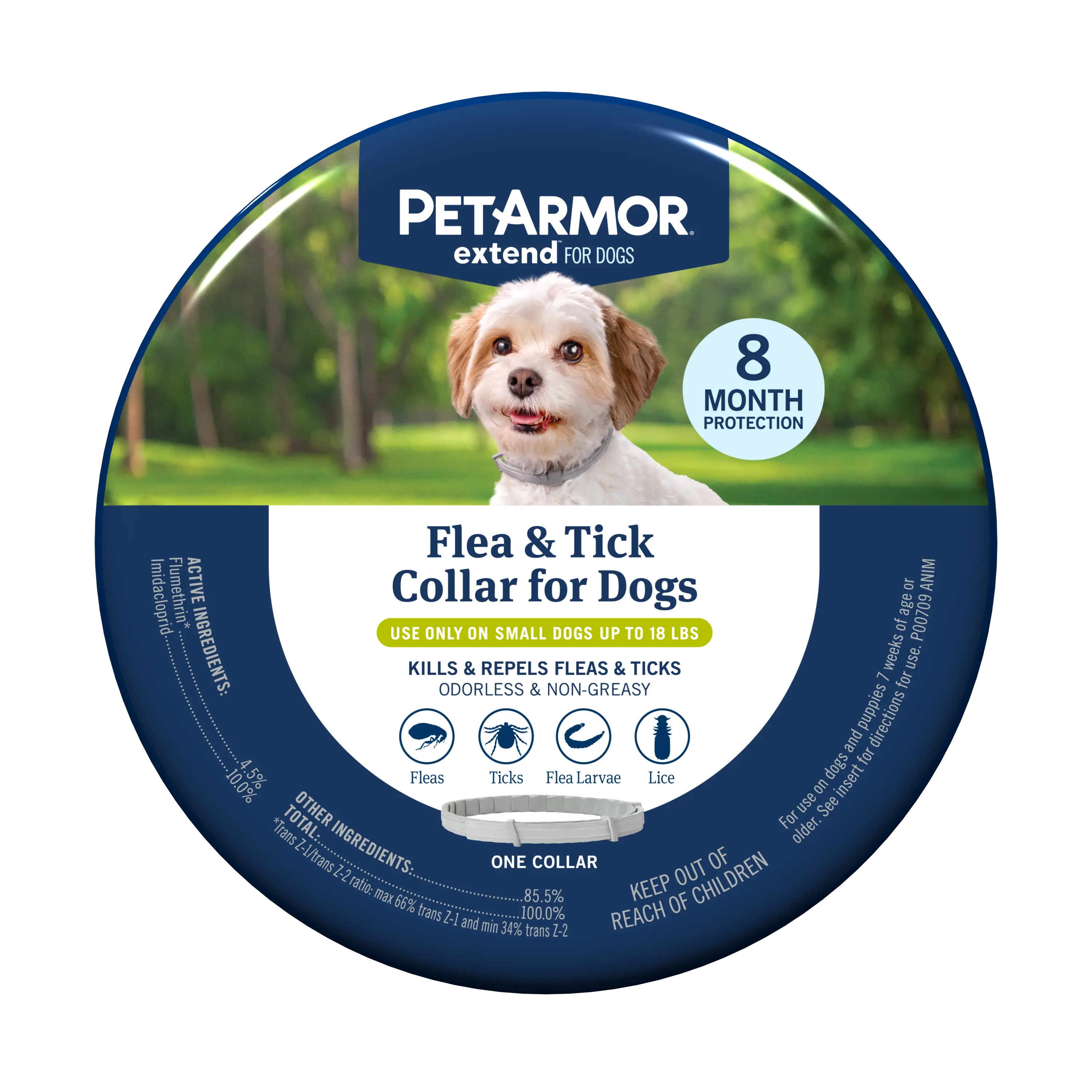 PetArmor Flea and Tick Collar for Small / Large Dogs, 1 Count