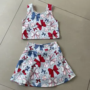 Girl Atheletic Clothes Baseball Running Outfit Quick Dry Sports Clothes