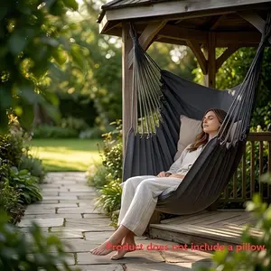 Durable Soft Hanging Chair, Hammock Chair Swing, Ideal for Park, Garden, Courtyard, Patio Swing, Outdoor Leisure, Recommended Model 2026, Perfect for Relaxing Outdoors