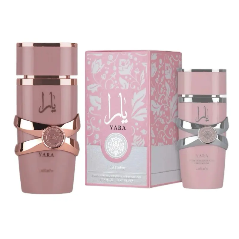 Lattafa Women's Yara Pink & Yara Elixir EDP Perfume Sprays Multi-Pack Gift Set - 2×100ml (3-3.9 fl oz) Floral Scented Kit with Vanilla Orchid, Peony, Signature Fragrances Vanilla, Women's Fragrance, Vanilla Scents