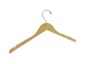 Natural Slim Wooden Clothes Hangers 