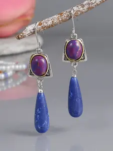 Square Shaped Rhinestone Decorated Dangle Earrings, Fashionable Jewelry for Women, Trendy All-match & Exquisite Jewelry for Birthday Gift