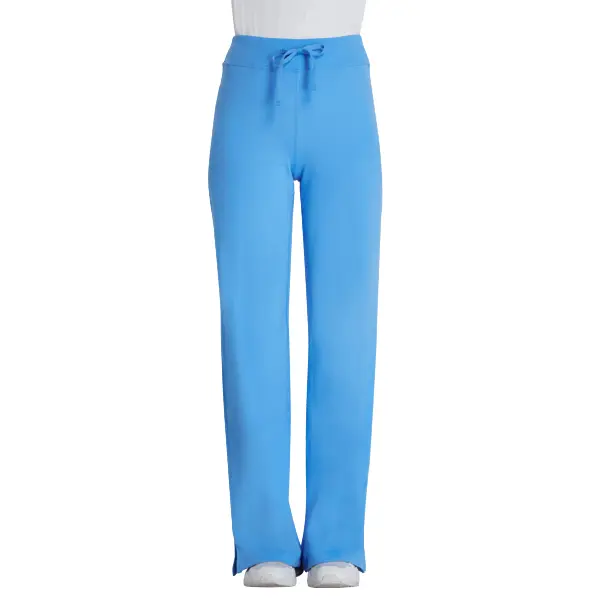 Women’s High Waisted Nurse Scrub Pants with Drawstring – Stretchy Straight Leg Medical Work Trousers Womenswear Basic Bottom