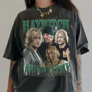 Haymitch Abernathy Sunrise on The Reaping Unisex Tshirt For Fan, The Hunger Games Retro Bootleg Shirt, Fan Merch Celebrity Crush Top