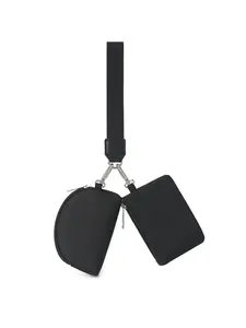 Dual Pouch Wristlet With Zipper Wristlet  Wallet for Women, Small And Portable for Storing Cards,