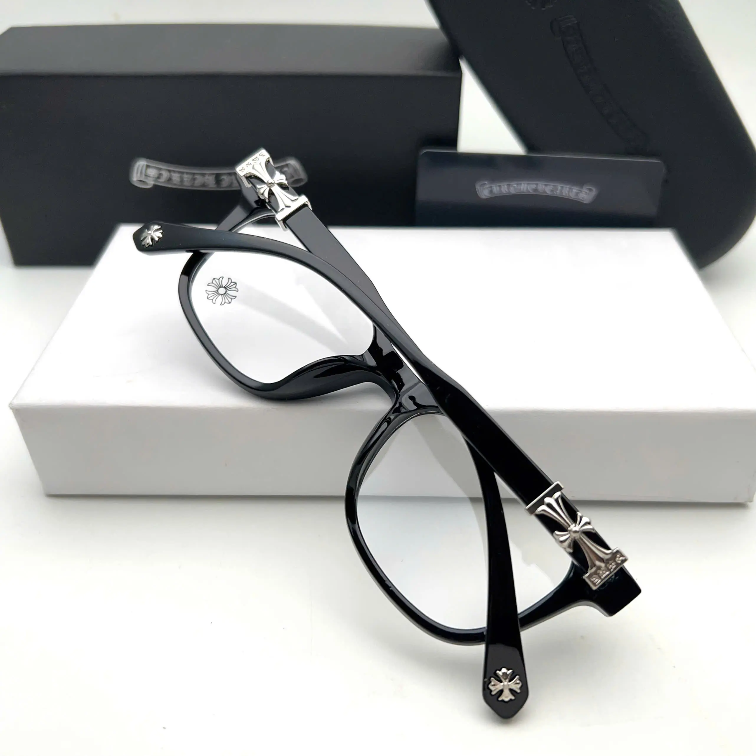2026 Square Eyeglasses Frame | Unisex Full-Rim Optical Glasses | Classic Fashion Eyewear for Men & Women | Clear Lens & Prescription Ready | Everyday Wear Gift