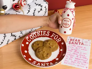 Christmas Santa's Milk Jug & Cookie Plate Set Christmas Santa's Milk Jug & Cookie Plate Set