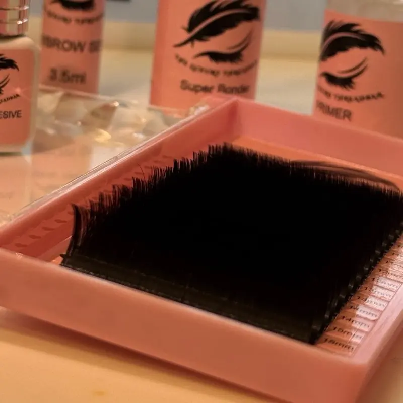Luxe Mink Lash Extensions 0.03 cc - High-Quality Eyelashes for Makeup Enhancement