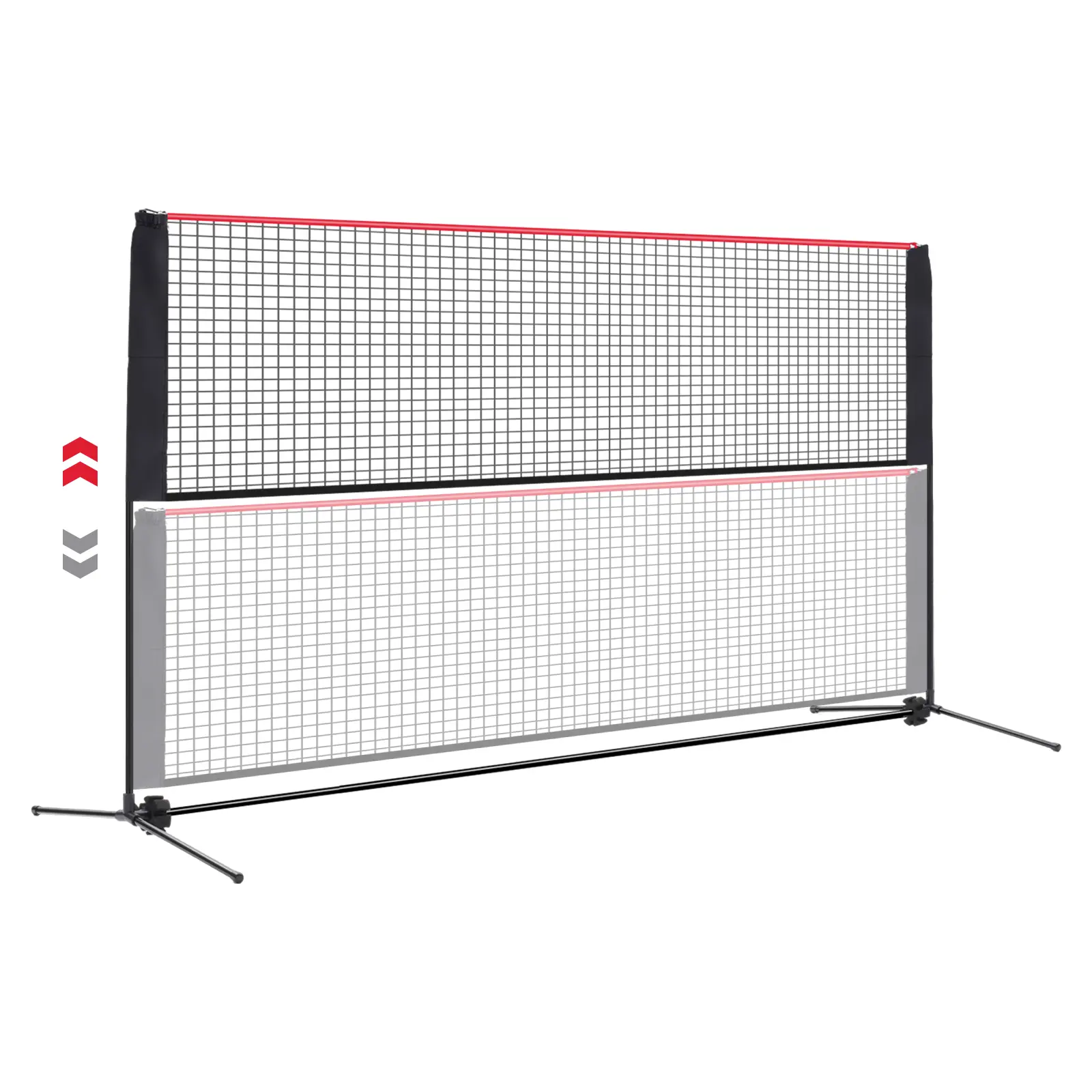 Portable Badminton Net Set, 14FT Adjustable Height for Outdoor & Indoor Use, Includes Carry Bag, Easy Setup No Tools Needed