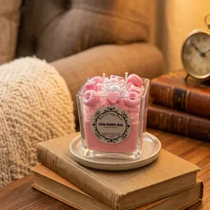 Juicy Bubble Gum Soy Candle – 12oz Hand-Poured Candle | Sweet Candy Scent | Fruity Nostalgic Home Fragrance