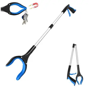 Foldable Grabber Reacher Tool, 32 Inch Pick Up Tool, Easy To Use Garbage Picker, Portable Lightweight Garbage Picker, Garden Cleaning Tool, Durable Gardening Tools