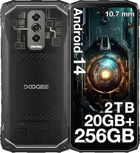 DOOGEE Blade 10 Ultra (2025) Rugged Smartphone, 20GB RAM+256GB ROM Rugged Phone Unlocked Android 14,6.56''90Hz Display,50MP Camera, IP68/IP69K Waterproof Phones, Face ID/NFC/GPS/OTG