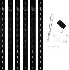 6 count Jean Adjuster  Tightener Pant  Tightener For Men Women Button Tightener Pants Adjuster  Tightener Jeans Button Suitable Elastic  Extenders for Women Men