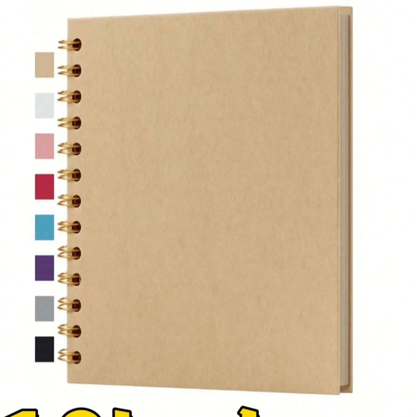 10 Inch DIY Scrapbook Album 80 Pages Blank Memory Book, Perfect for Weddings and Anniversaries, Ideal Gift for Boyfriend, Travel Scrapbook Album