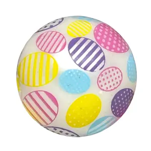 Easter Eggs Acrylic Beads - Colorful Printed Beads for Beading, Ideal for Easter DIY