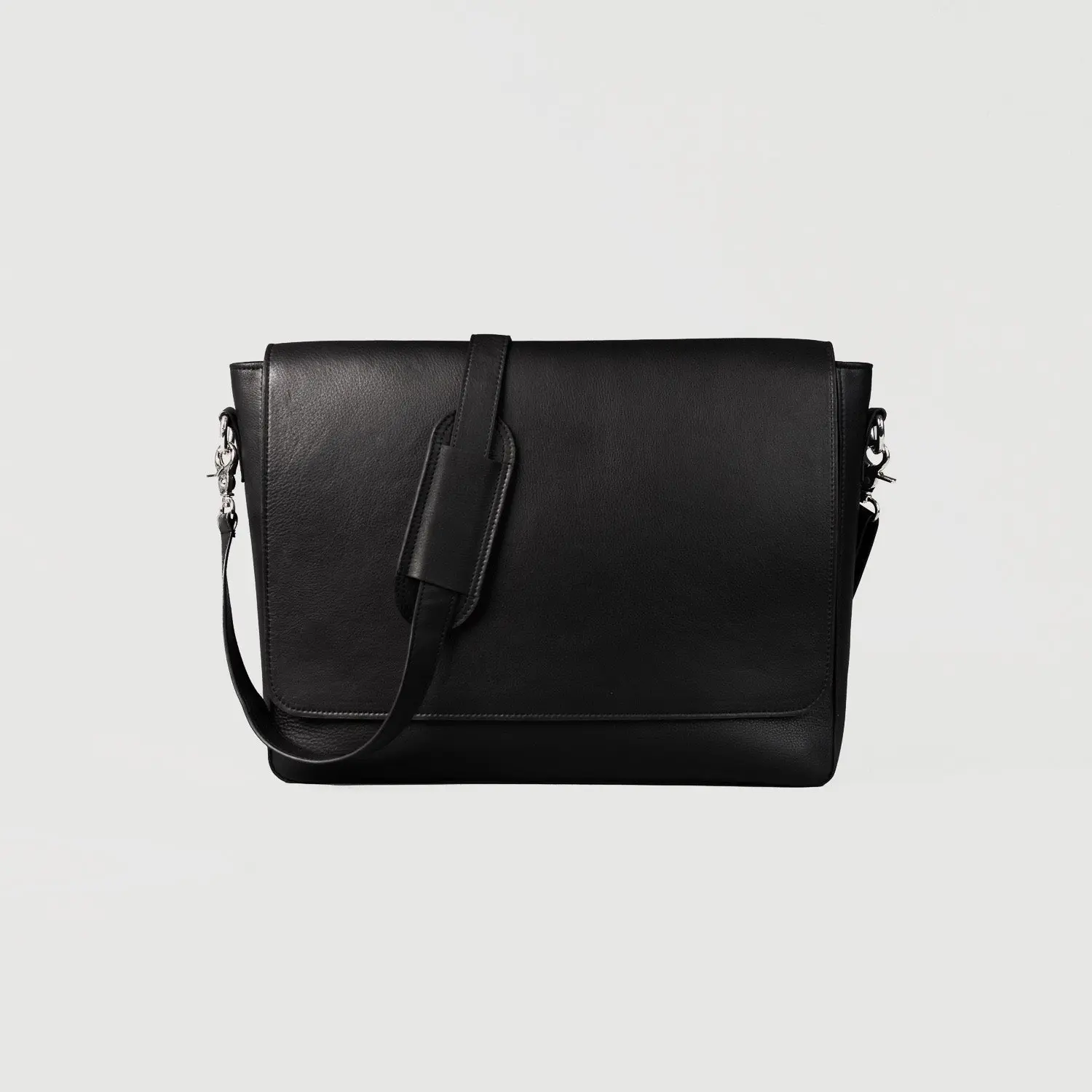 Black Leather Messenger Bag Black Leather Messenger Bag