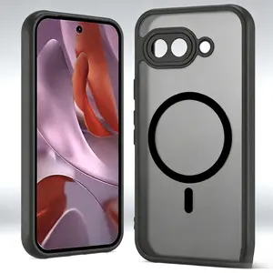 Compatible with Pixel 9 Pro phone case, Pixel 7 Pro magnetic case, Pixel 10 Pro XL wireless charging case, Pixel 9 Pro XL silicone protective case, 8A couple case, 7A card holder, popular cartoon style, women's drop protection case.