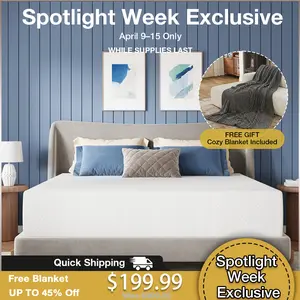 Avenco Gel Memory Foam Mattress 5/6/8/10/12/14 Inch CertiPUR-US Certified Odorless Spine Soothing Sturdy Foundation Premium Bed for Comfort Sleep & Cooling Night Sleep - Breathability