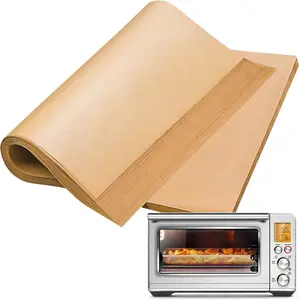 Air Fryer Liners Disposable Compatible with the Breville Smart Oven Air Fryer Pro BOV900BSS, 120PCS Parchment Paper for Baking, Baking Sheet Accessories for Breville BOV900BSS Oven