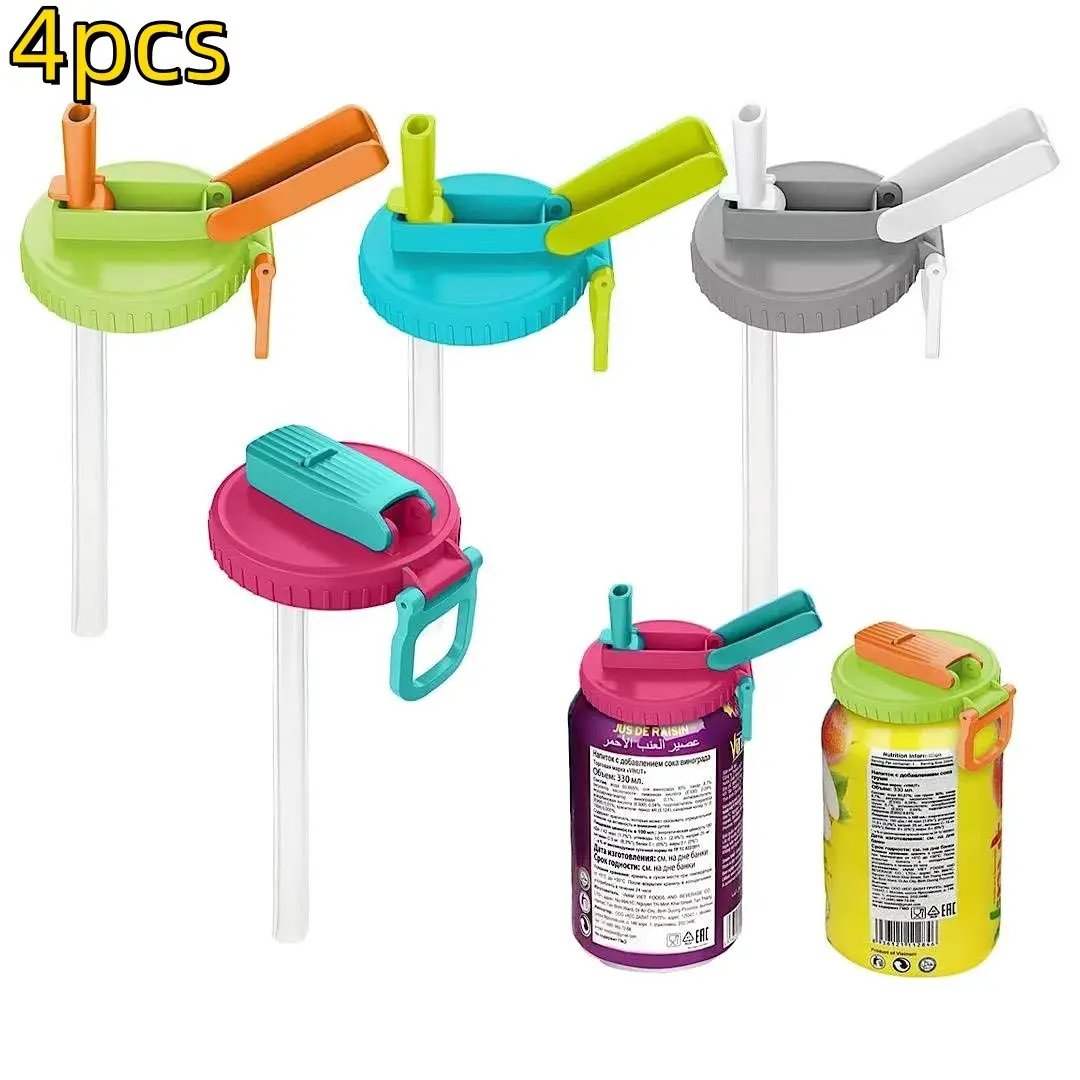 Reusable Silicone Drink Can Lids, Leak-Proof Reusable Beverage Can Caps, Ideal for Home Travel Outdoor Use, Practical Drink Accessories, Drinkware Lid, Leakproof Lid