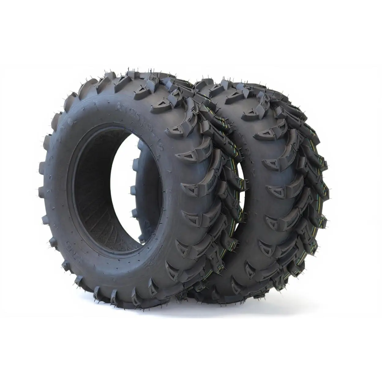 GARVEE ATV/UTV Tires 25 x 8-12, Set of 2 All-Terrain Tires 6PR QD137, Replacement Road Tire for Mud Sand Gravel Trail Riding, Off-Road Vehicles, Tubeless