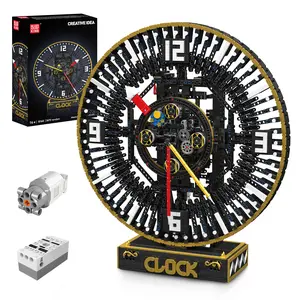 Mould King 10160 Mechanical Clock Building Block Adult Kid Toy Creative Collectibles DIY 3675 Pcs summerwins